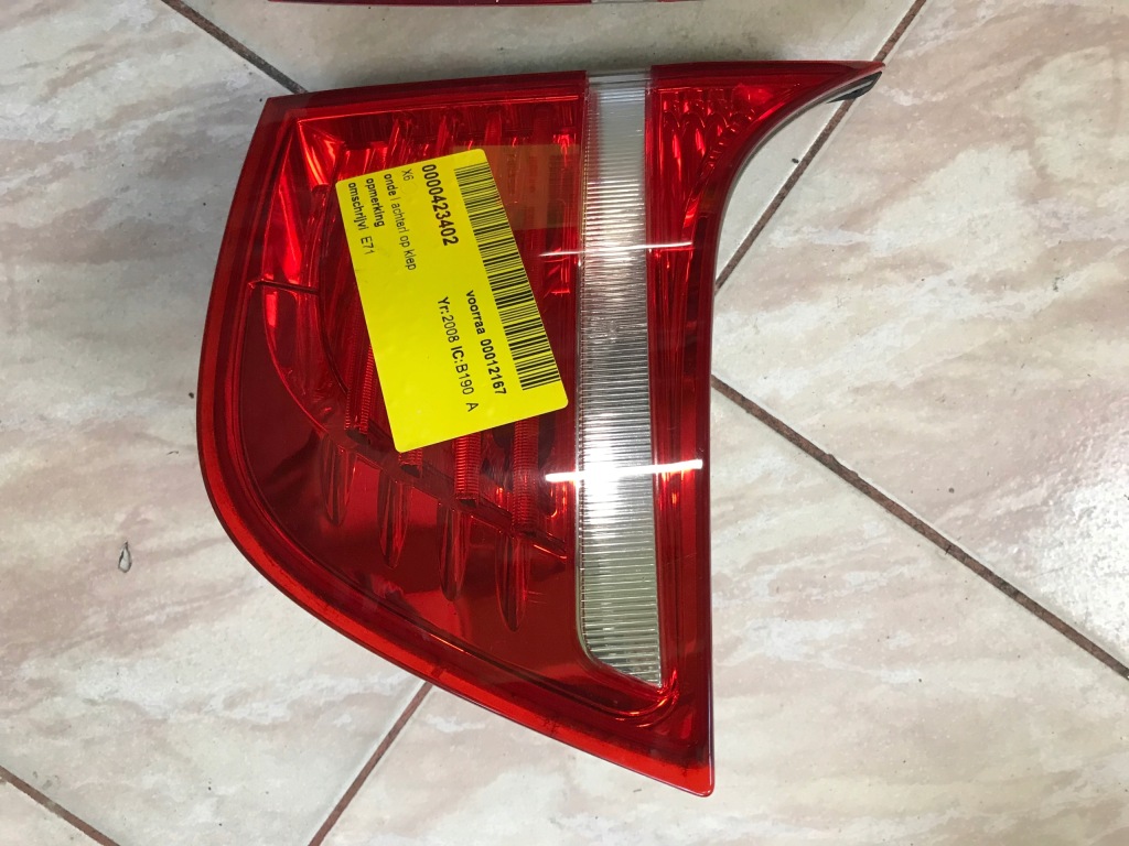 фото №1, Лампа правая левая задняя с крышки bmw x6 e71