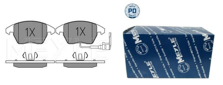 фото №1, Meyle тормозные колодки перед caddy iii beetle cc eos vento