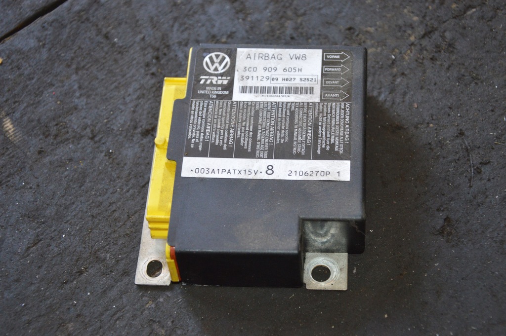 фото №1, Seat leon ii датчик подушка безопасности 3c0909605h