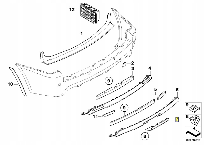 фото №9, Оригінальний номер bmw заглушка фаркоп буксирувальний m набір x3 e83