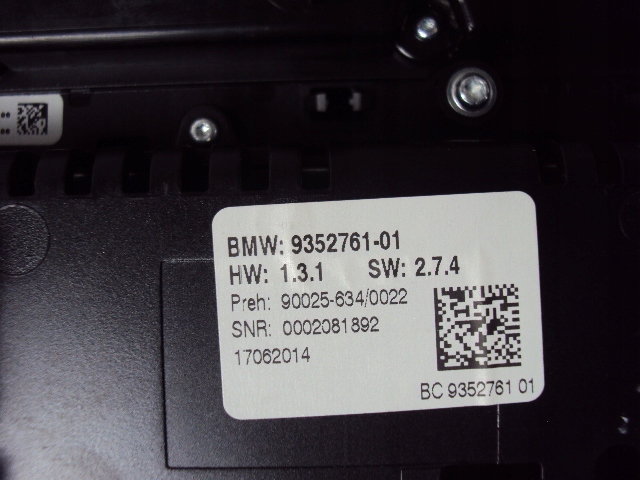 фото №8, Панель радіо кондиціонера bmw 5 f10 f11 lift