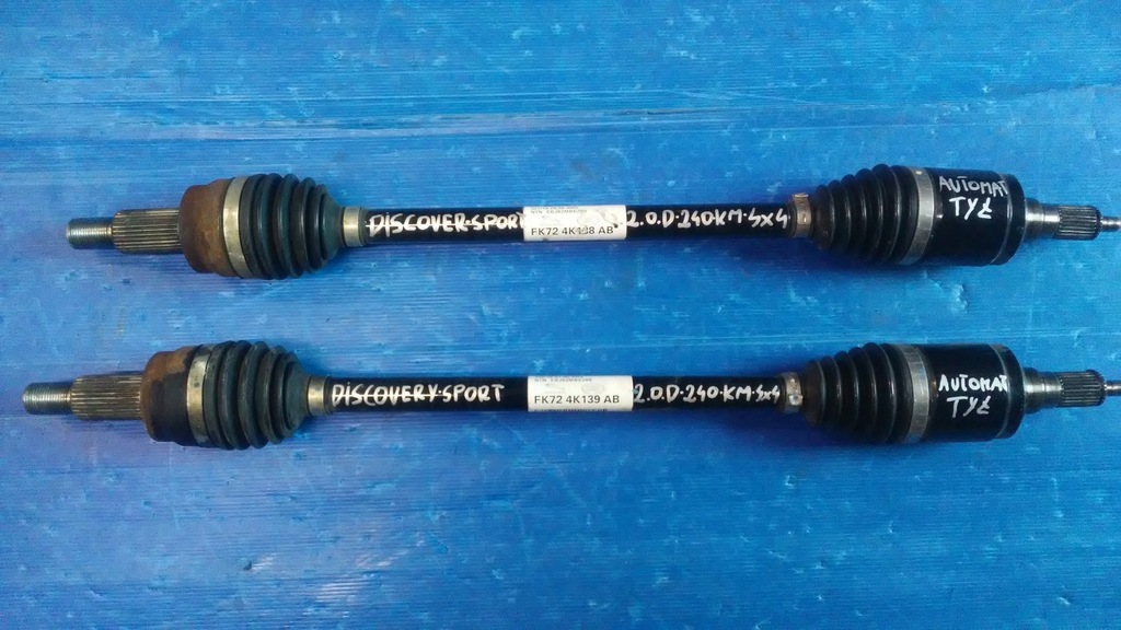 фото №1, Discovery sport 2.0 d 180km привідний вал задня fk724k138ab