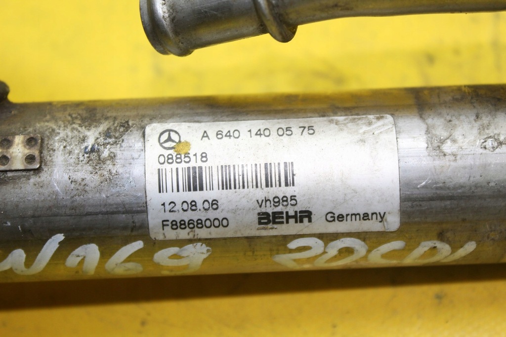 фото №7, Радиатор выхлопных газов mercedes w169 2.0 cdi a6401400575