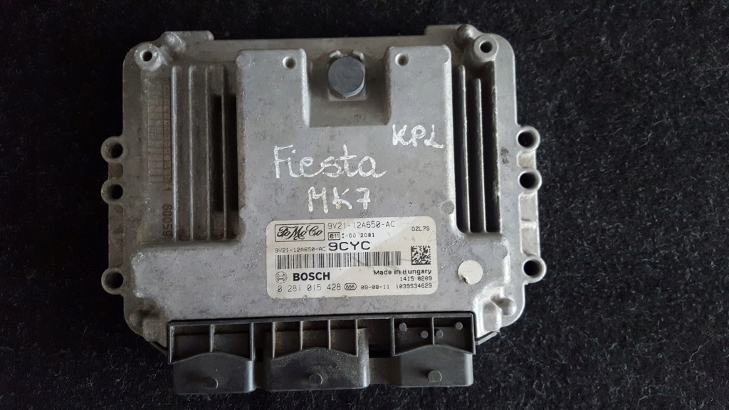 фото №1, Бортовой компьютер ford fiesta 9v2112a650ac 0281015428 9cyc