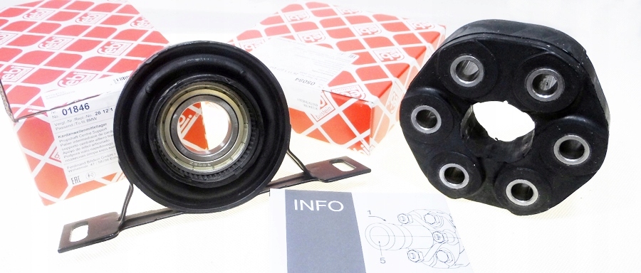 фото №6, Опора вала bmw 3 98- / kpl/ с подшипник sr.30mm febi bilstein f14919