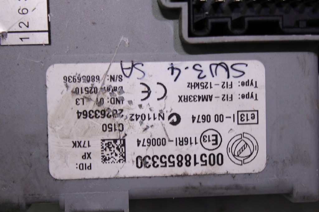 фото №6, Бортовой компьютер bsi блок управления модуль fiat doblo ii