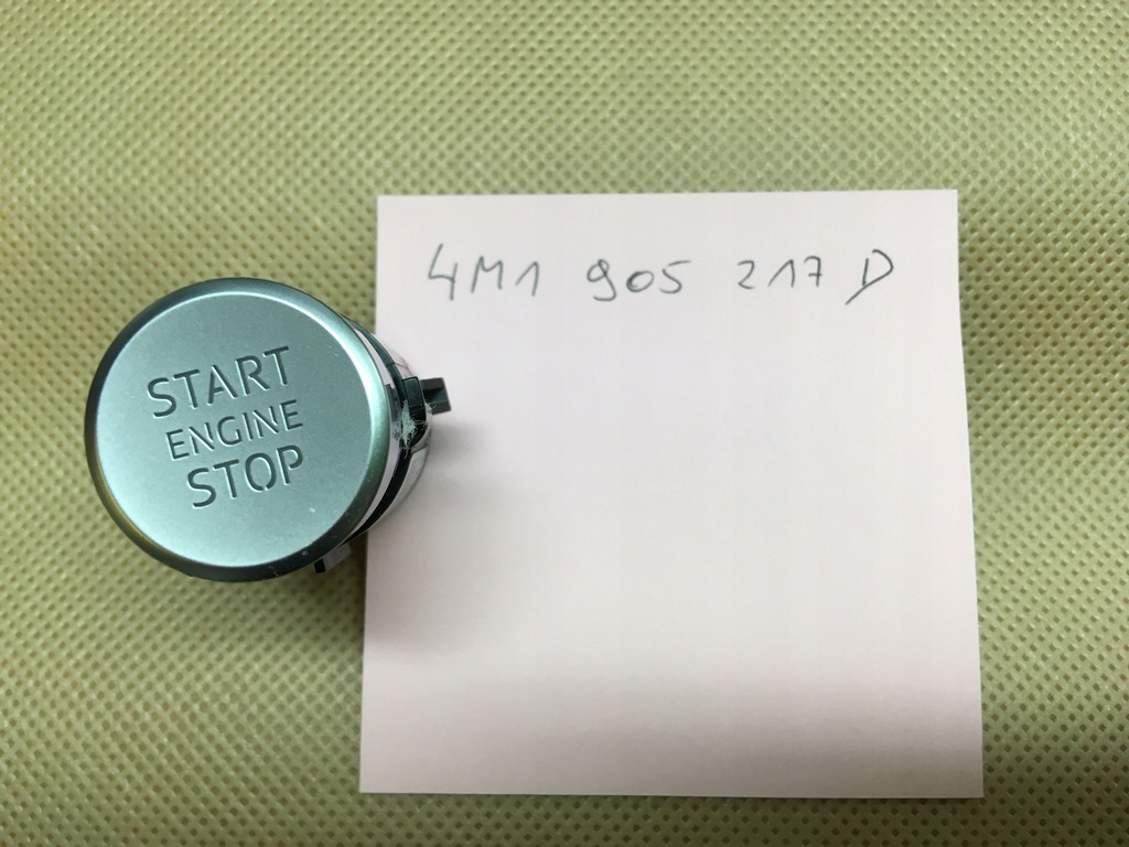 фото №1, Audi кнопка запуск стоп 4m1905217 d