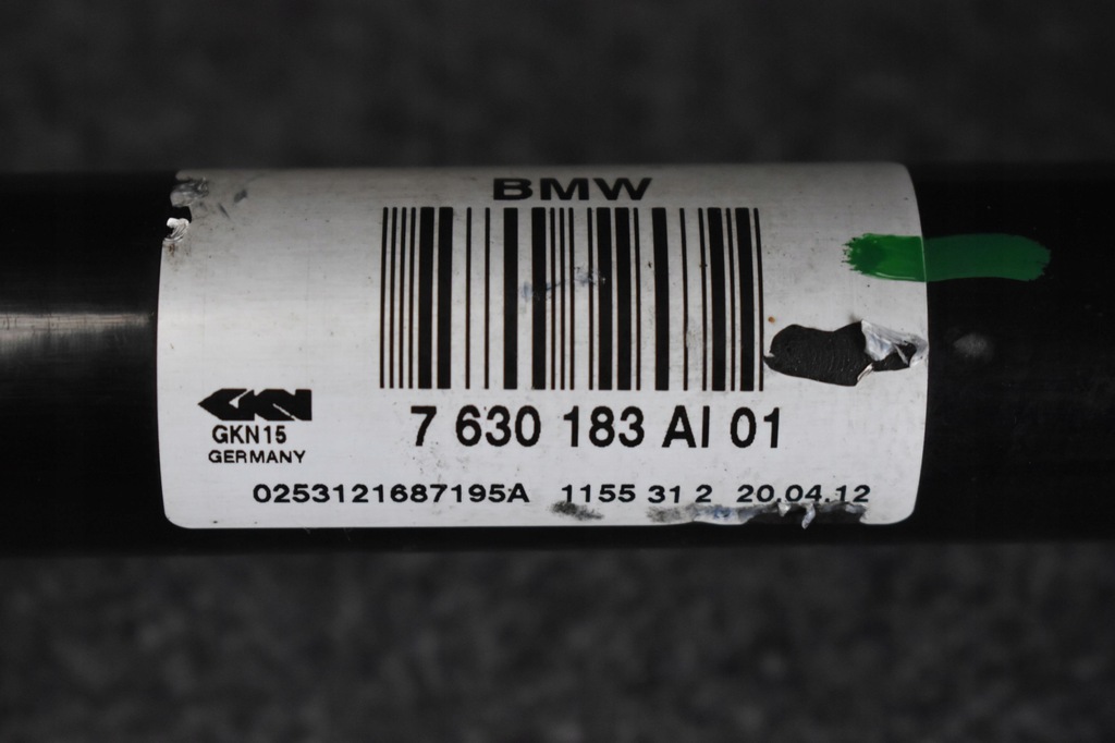 фото №4, Приводной вал левая задняя задняя bmw 5 f10 f11 7630183