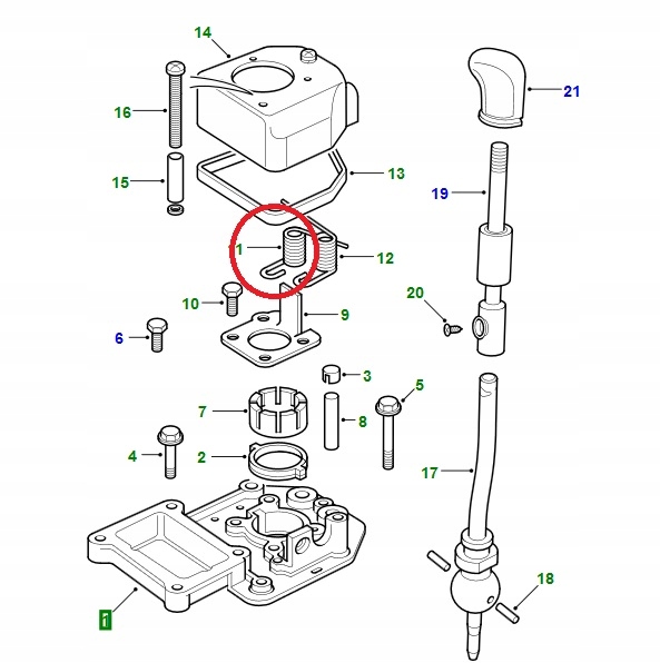 фото №3, Пружина 1/2 передача коробки r380 discovery defender