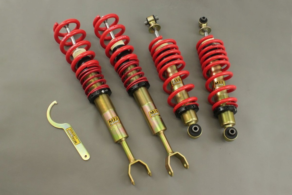 фото №7, Подвеска регулируемое audi a4 b5 quattro s4 mts technik black gold eibach