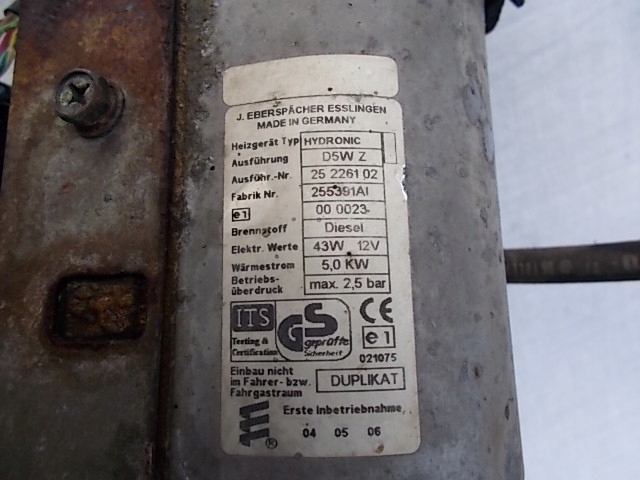 Webasto обігрівач стояночний yaris 1.4 d4d verso Недорого