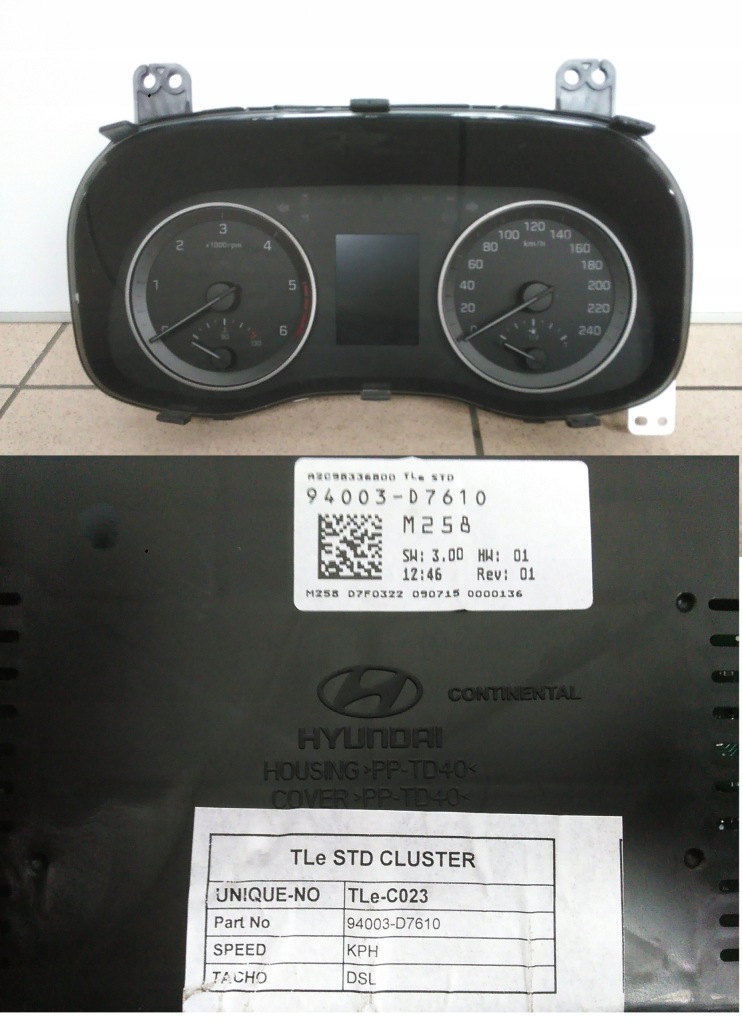 фото №1, Hyundai tucson ii 2015-18 2.0 crdi лічильник a/t 4wd