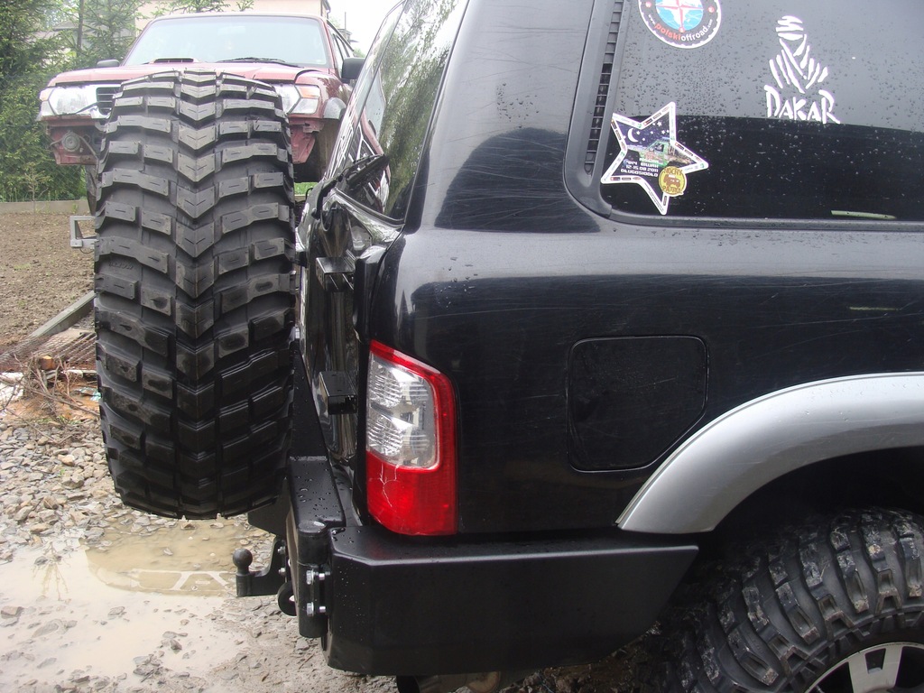 фото №10, Nissan patrol y61 бампер задний стальной + скоба
