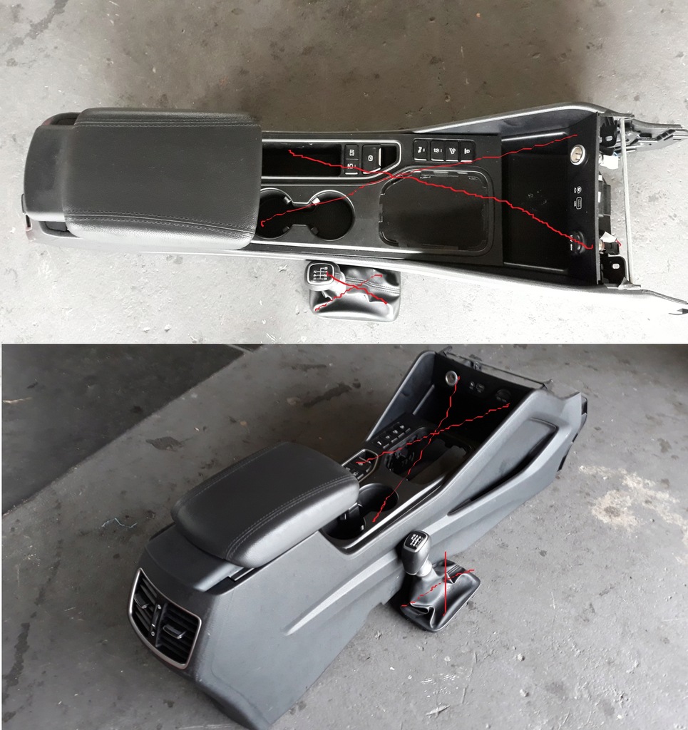 фото №1, Hyundai tucson ii lift 2018- туннель подлокотник