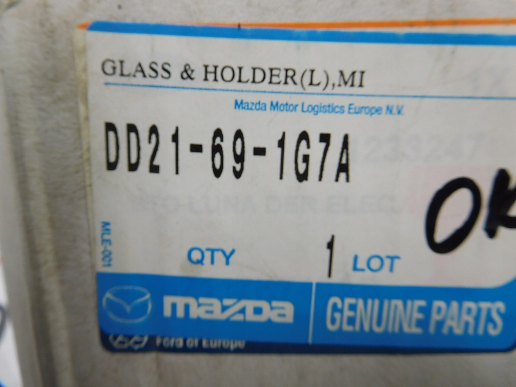 фото №8, Вкладыш зеркало lewego обогрев. mazda 2 dd21-69-1g7a