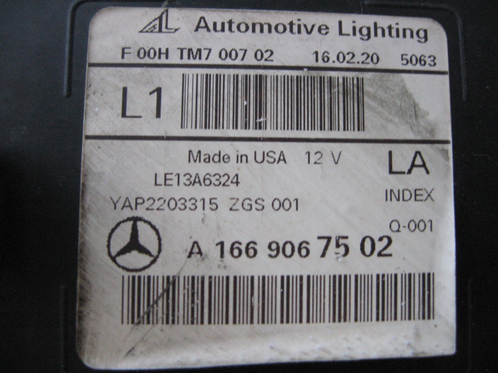 Левая фара - full led - mercedes gle w166 w292 Доставка