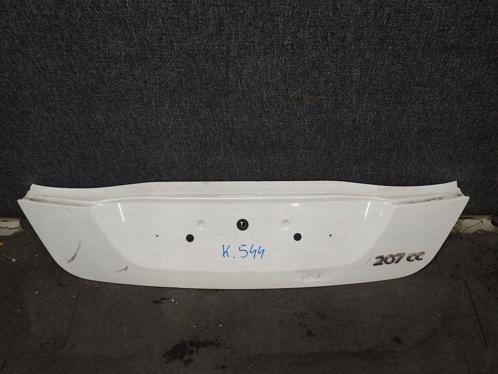 фото №1, Крышка багажника задняя peugeot 207 cc cabrio