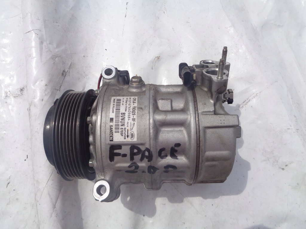 фото №1, Компрессор кондиционера f-pace 2.0d cpla-19d629-bf