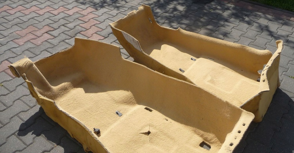 фото №7, Jaguar xk x150 обшивка пол коврик левый правый бежевый комплект europa