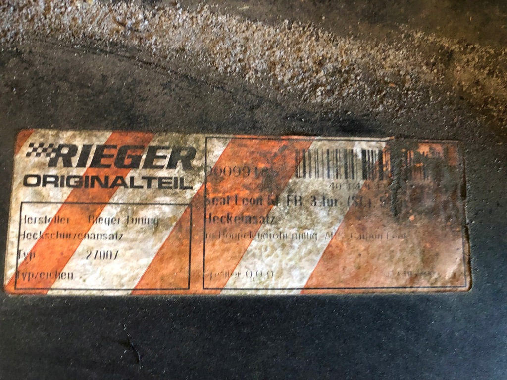 фото №8, Seat leon iii 5f0 fr rieger 3d бампер задня задній