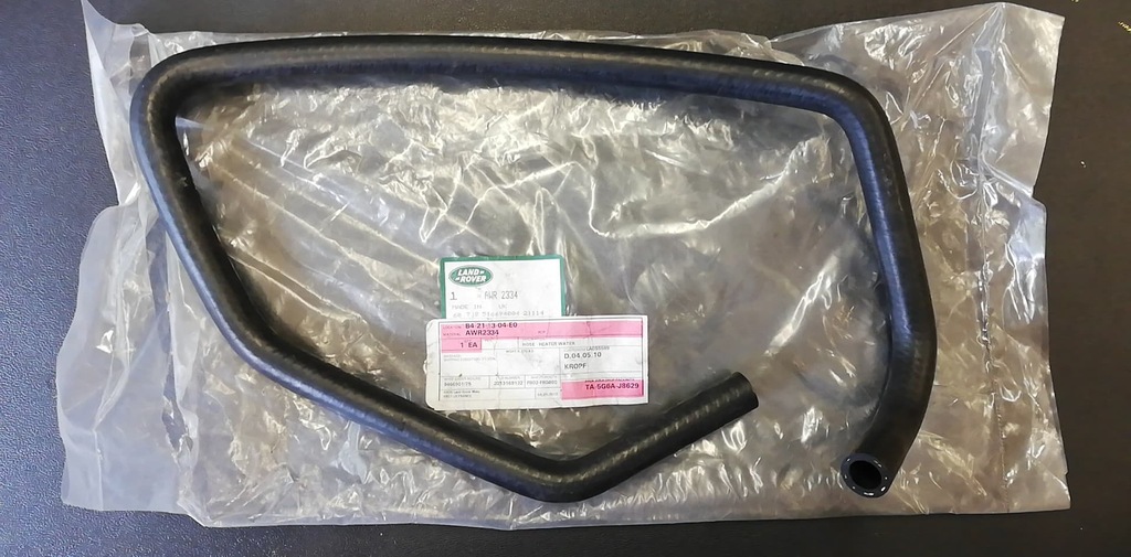 фото №1, Land rover defender 110 130 tdi wąż отопителя