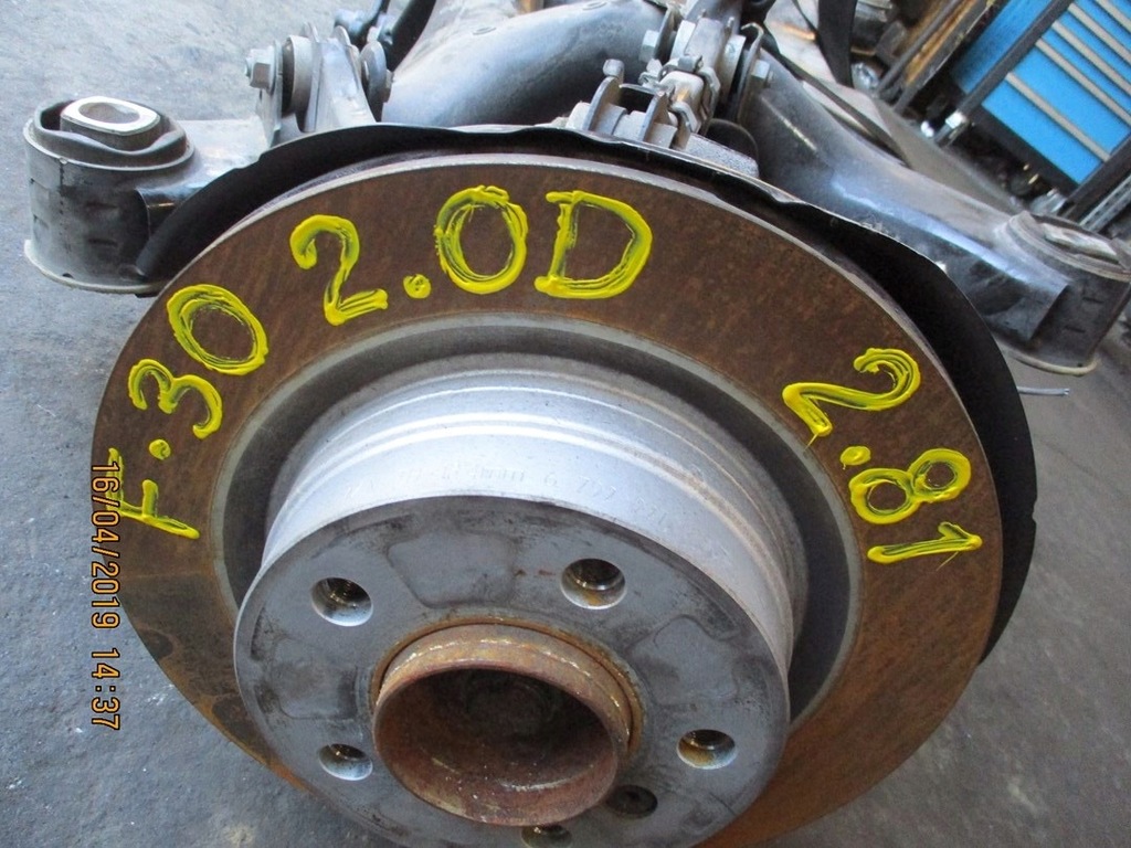 фото №5, Подвеска задние bmw 3 f30 f30 2.0 d дифференциал 2,81