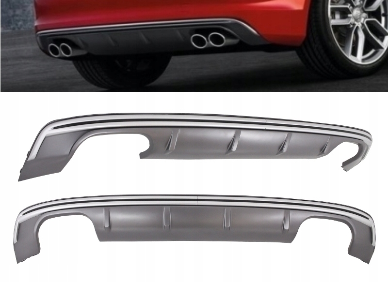 фото №1, Диффузор спойлер audi a3 8v sportback hb -15 wz s3