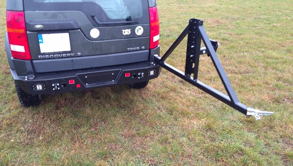 фото №14, Land rover discovery 3 i 4 бампер стальной задняя t