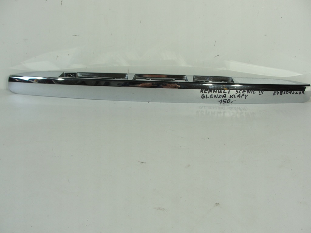 фото №1, Накладка кришки хром renault scenic iii 848109523r