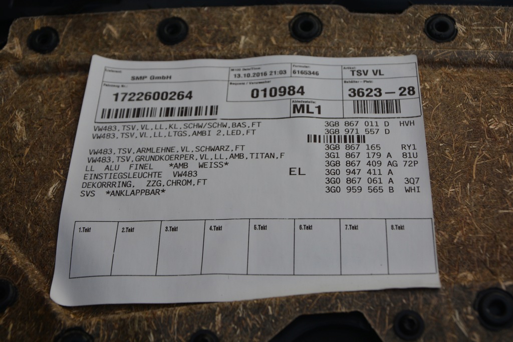 фото №16, 4x обивка дверь обшивки vw arteon 3g8867211