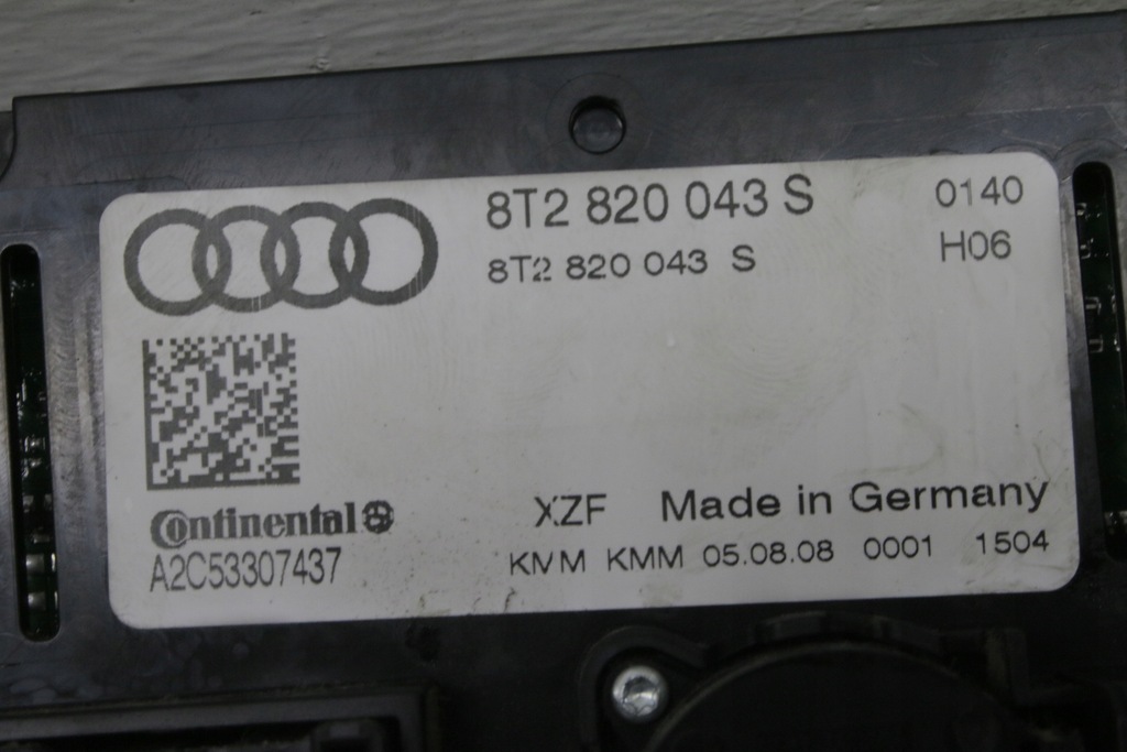 фото №5, Панель кондиціонера audi a4 b8 8t2820043s