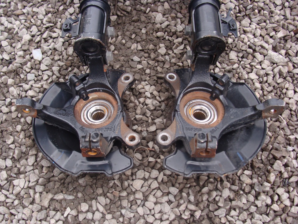 фото №3, Поворотний кулак амортизатор лівий splash agila swift mk6