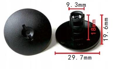 фото №4, Кліпса оббивка renault captur clio iv espace v