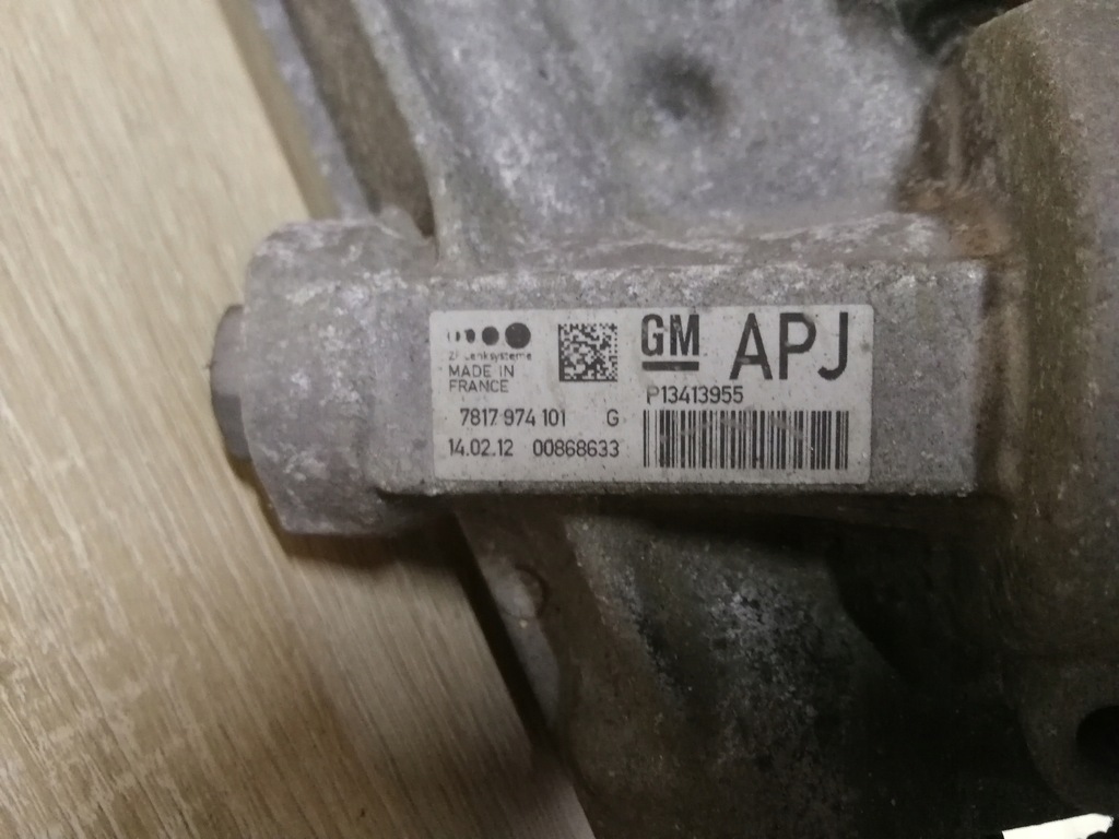 фото №4, Рулевая рейка трансмиссия opel astra j lift 1.6 cdti