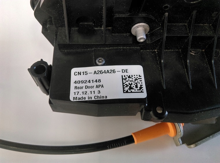 фото №3, Ford ecosport замок дверь задняя правый 2018r