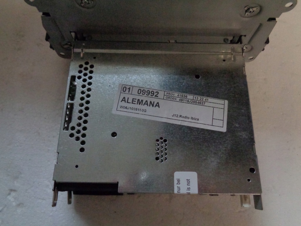 фото №4, Seat ibiza iv 4 радио mp3 6j0035153g technisat