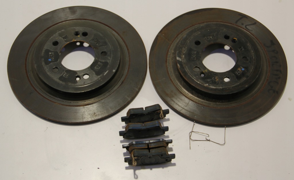 фото №1, Kia sportage iv тормозные диски тормозные с колодки задняя