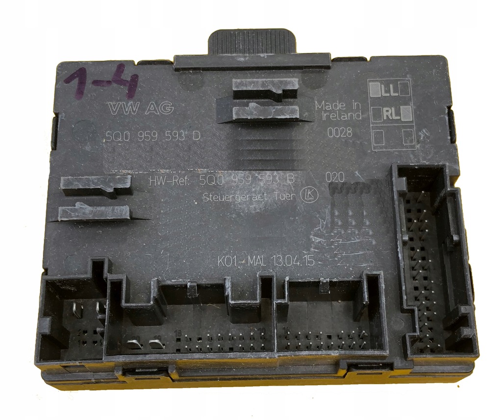 фото №1, Модуль двері vw passat golf 5q0959593d