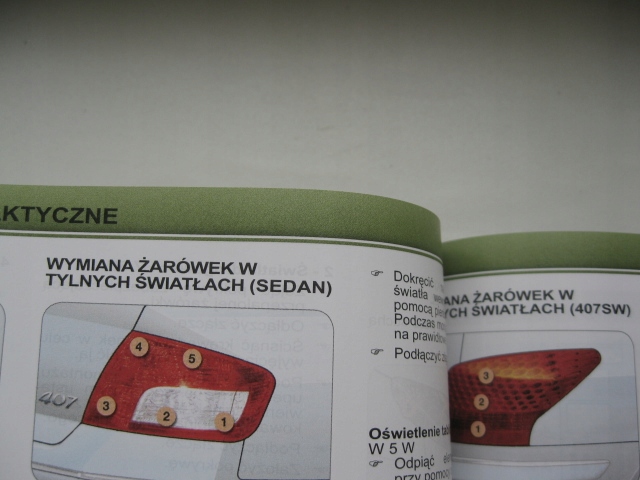 фото №11, Peugeot 407 polska інструкція експлуатації peugeot 407 + gps кольорова книга pl