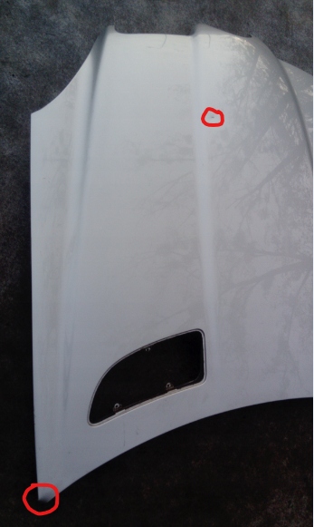 Mercedes slk w171 капот передняя, перед Оригинал