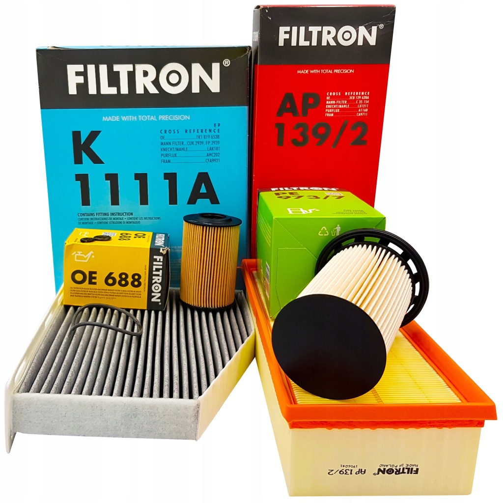 фото №1, Filtron набор фильтров vw passat b7 cc 2.0 tdi