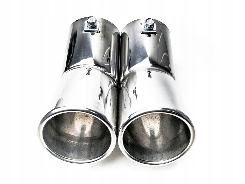 фото №11, Наконечник выхлоп двойной накладка vw golf 4 passat b5 bora vw golf iv