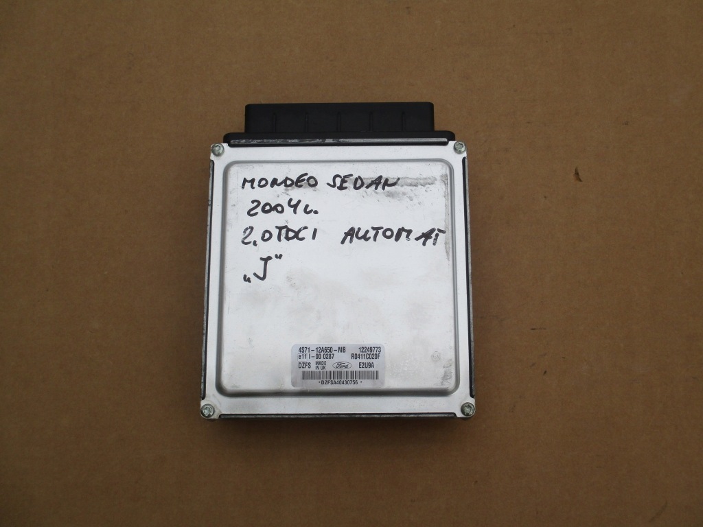 фото №1, Ford mondeo mk3 tdci бортовий комп'ютер двигуна 5s7112a650ac