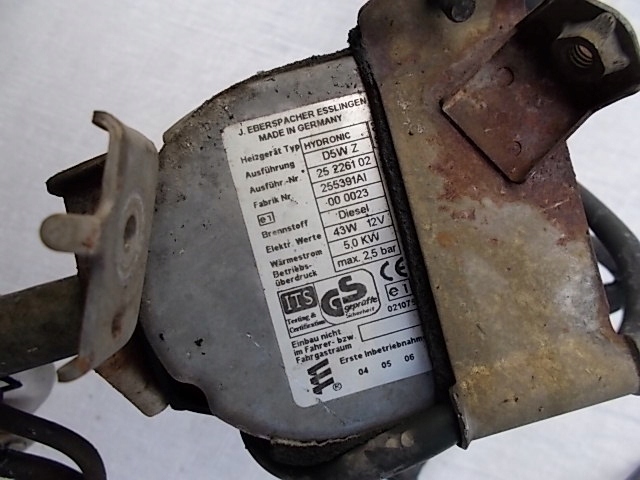 Webasto обігрівач стояночний yaris 1.4 d4d verso Зі Шроту