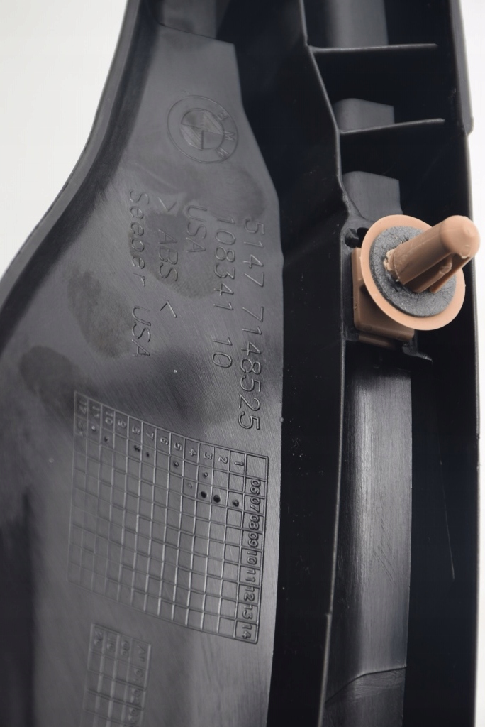 фото №10, Bmw x5 e70 левая молдинг защита порог средняя czarna