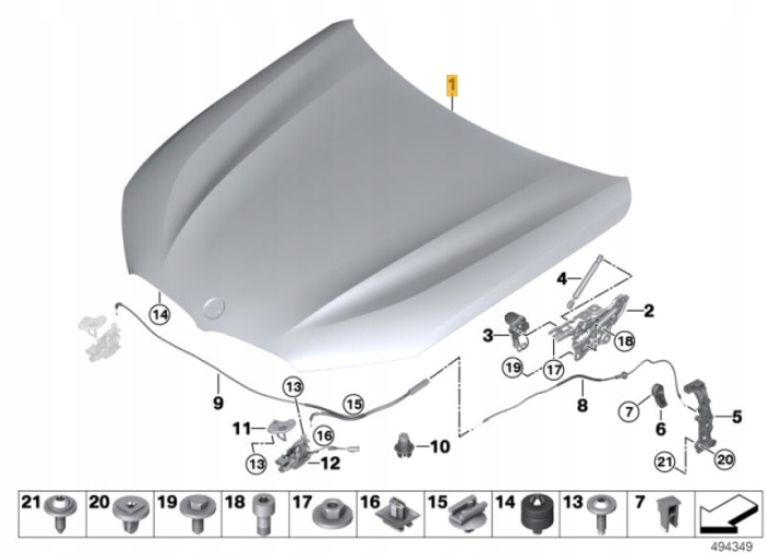 фото №1, Капот bmw '8 g14