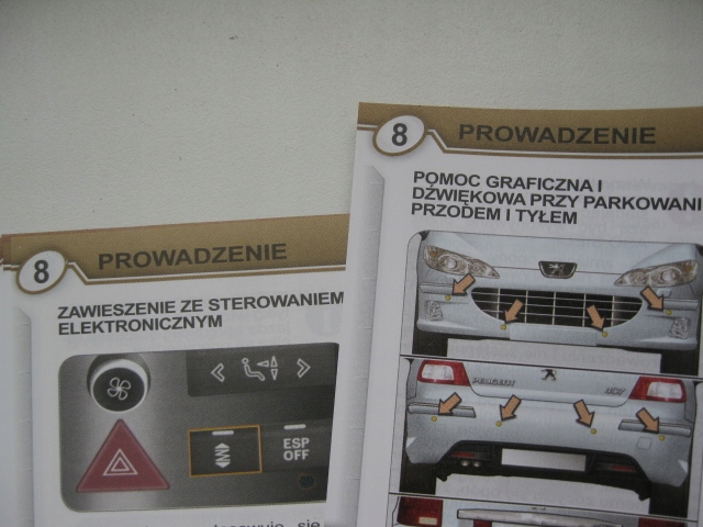 фото №8, Peugeot 407 polska інструкція експлуатації peugeot 407 + gps кольорова книга pl
