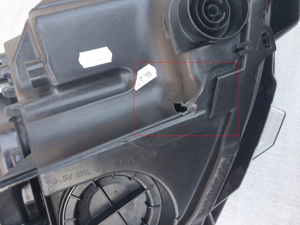 фото №12, Левая лампа перед vw golf sportsvan vii 7 lift 517