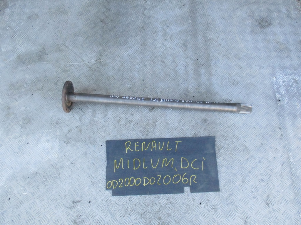 фото №3, Привідний вал renault midlum dci 39 зубів 00-06r