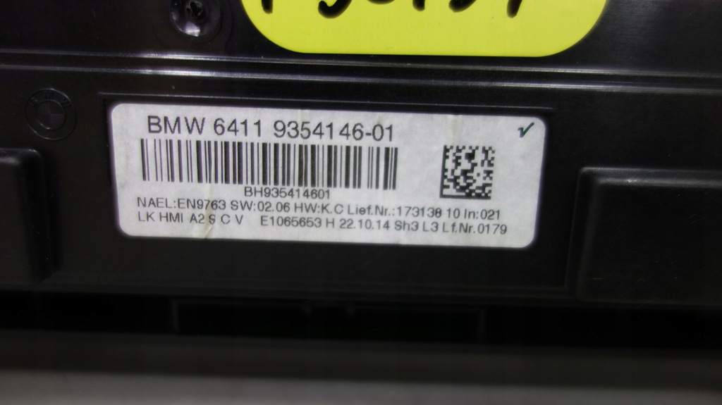 фото №3, Bmw 3 f30 панель кондиционера радио 9354146